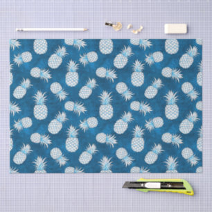 Modern Tropical Pineapple Watercolor Tissue Paper