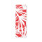 Modern Tropical Red Palm Leaves Pattern