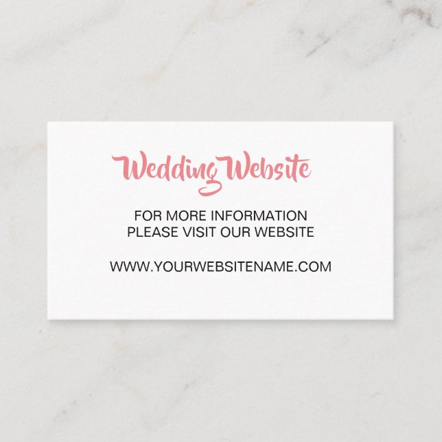 Modern Tropical Wedding Music Festival Enclosure Business Card (Front)