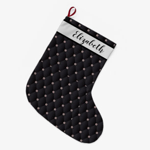 Modern Tufted Customisable Large Christmas Stocking