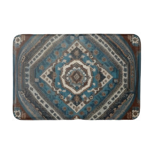 Modern Turkish Beautiful Old Pattern Collection Bath Mat