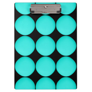 Modern Turquoise Pattern Clipboard