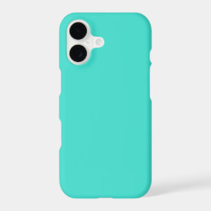 Modern Turquoise Plain Solid Colour Teal