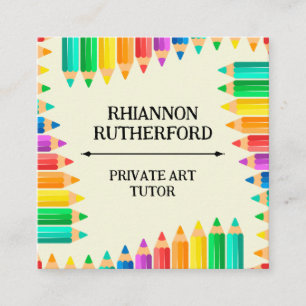 Modern Tutor Business Card
