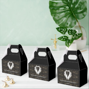 Modern Tuxedo Art Deco Bachelor Party Favour Box