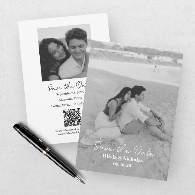 Modern Two Photo Save The Date (Creator Uploaded)