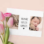 Modern Two Photo | You Make Our Life Complete<br><div class="desc">Modern Two Photo | You Make Our Life Complete</div>