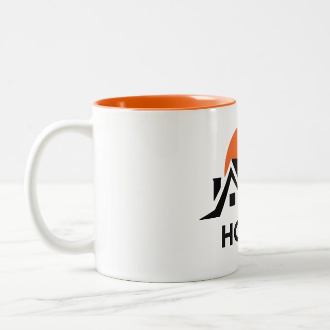 Modern Two-Tone Mug for Stylish Home (Left)