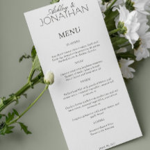 Modern Typographic-Centric Wedding Reception