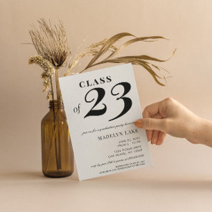 Modern Typography 2023 Graduation Invitation