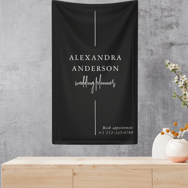 Modern Typography Black and White Elegant Minimal Banner (Modern Typography Black and White Elegant Minimal Banner)