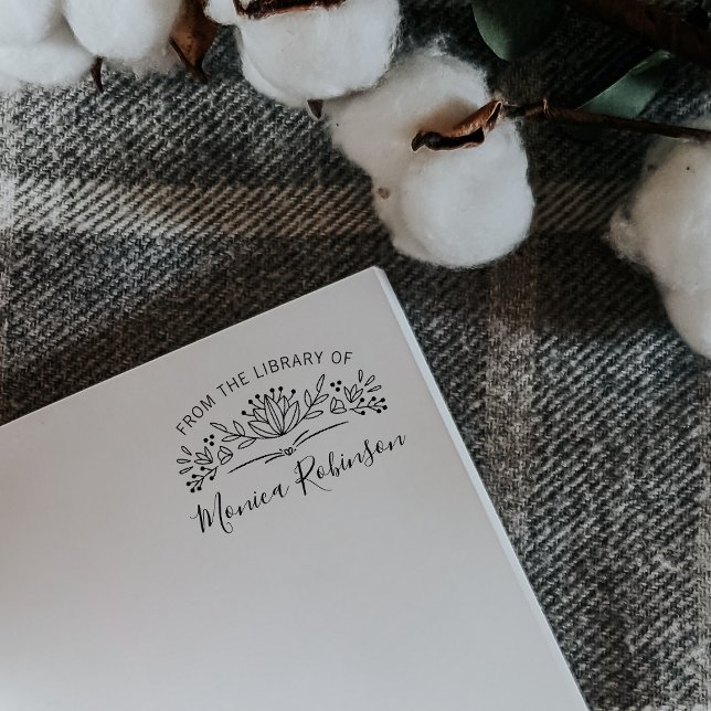 Modern Typography Botanical From The Library Of Rubber Stamp (Creator Uploaded)