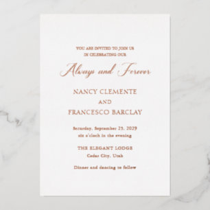 Modern Typography Elegant Wedding
