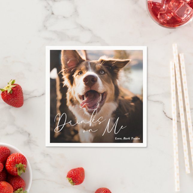 Modern Typography Elegant Wedding Napkin (Insitu)