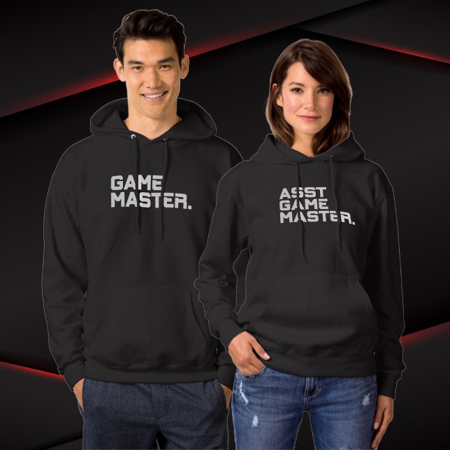 Modern Typography Game Master Men's Matching Hoodie (Creator Uploaded)
