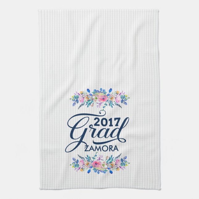 Modern Typography Grad 2023 Tea Towel (Vertical)