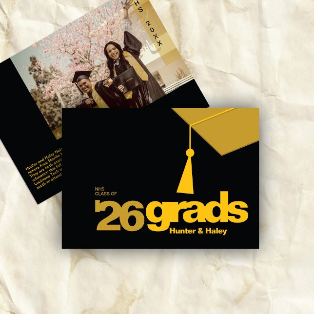 Modern Typography Graduation | Class of 2026 Announcement (Creator Uploaded)