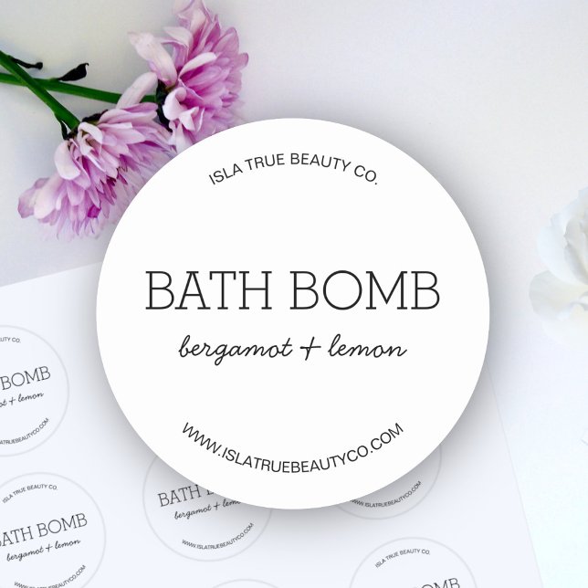 Modern Typography Minimalist Product Label (Creator Uploaded)