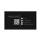 Modern Typography Monogram Black QR code