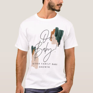 Modern typography Oh baby shower party gift favour T-Shirt