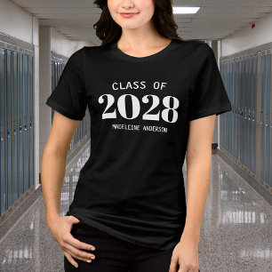 Modern Typography Photo Graduation Party  Tri-Blend Shirt