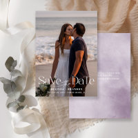 Modern Typography Photo Wedding