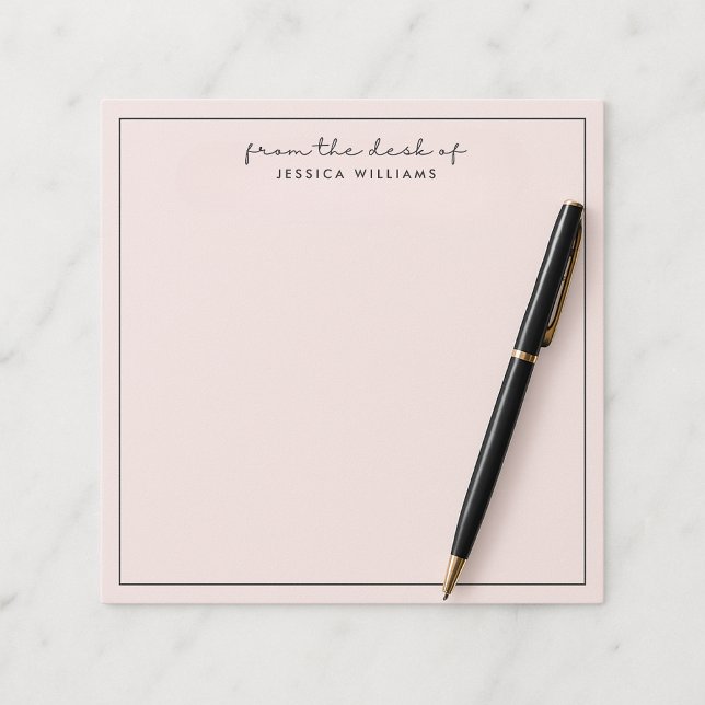 modern typography, pink 2 from the desk of notepad (Creator Uploaded)