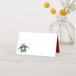 Modern Ugly Christmas Sweater    Holiday Place Card