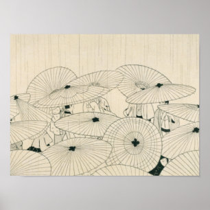Modern Ukiyoe by Komura Settai Poster