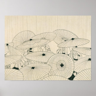 Modern Ukiyoe by Komura Settai Poster