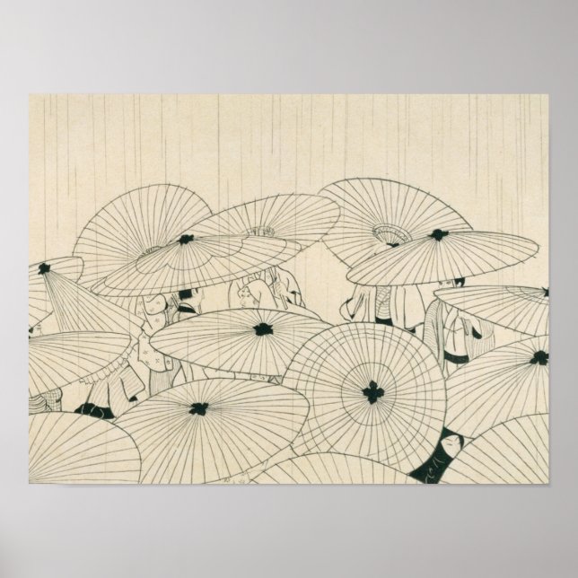 Modern Ukiyoe by Komura Settai Poster (Front)