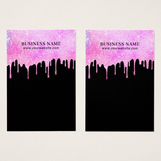 Modern Unicorn Ombre Drips Earring Jewellery Displ (Front & Back)