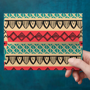 Modern Unique Abstract Boho Pattern Lines Envelope