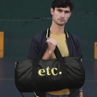 Modern Unique Black & Yellow Gym Sports Accessory
