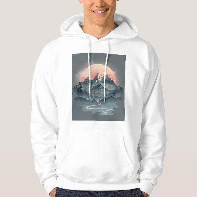 Modern Unique Brandy Trendy Hoodie (Front)