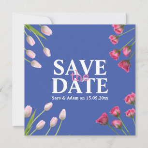 Modern Unique Minimalist Save the date
