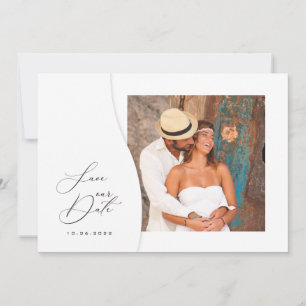 Modern Unique Photo Wedding Save The Date