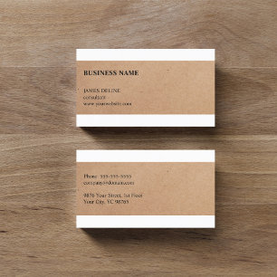 Modern Unique Texture Brown Consultant Business Card