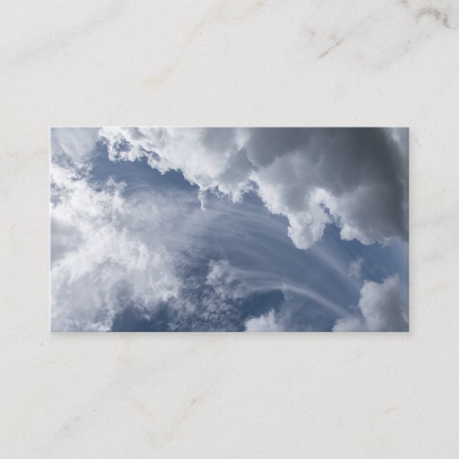 Modern  Unique Work Business Card (Front)