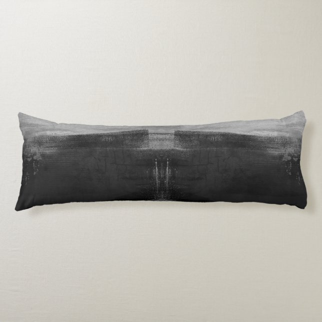 Modern Unisex Textured Pattern Body Cushion (Front)