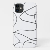 Modern, urban, abstract pattern. Curvy, wavy lines