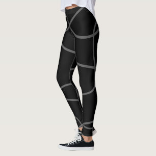 Modern, urban, abstract pattern. Curvy, wavy lines Leggings