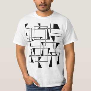 Modern, urban, bold, cool geometric pattern art T-Shirt