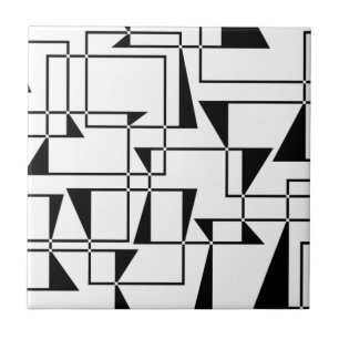 Modern, urban, bold, cool geometric pattern art tile