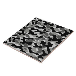 Modern Urban Camo Pattern Tile