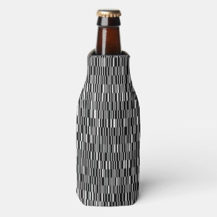 Modern, urban, contemporary geometric pattern art bottle cooler