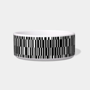 Modern, urban, contemporary geometric pattern art bowl