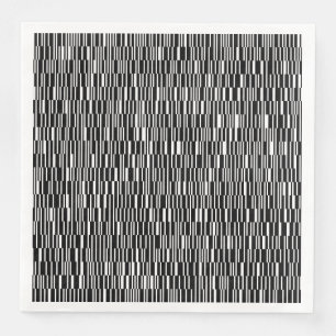 Modern, urban, contemporary geometric pattern art napkin