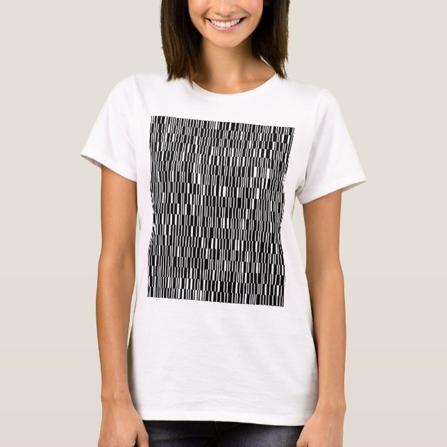 Modern, urban, contemporary geometric pattern art T-Shirt (Front)