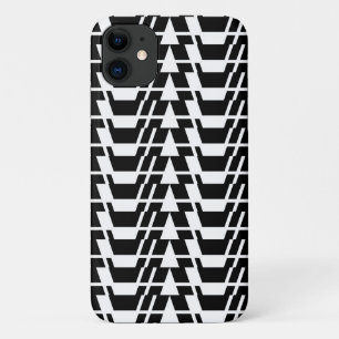 Modern, urban, cool, bold trendy geometric pattern iPhone 11 case